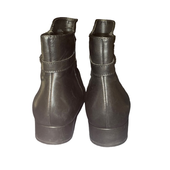 Earth Wickwire women’s black leather ankle boots size 9 D - Picture 3 of 9